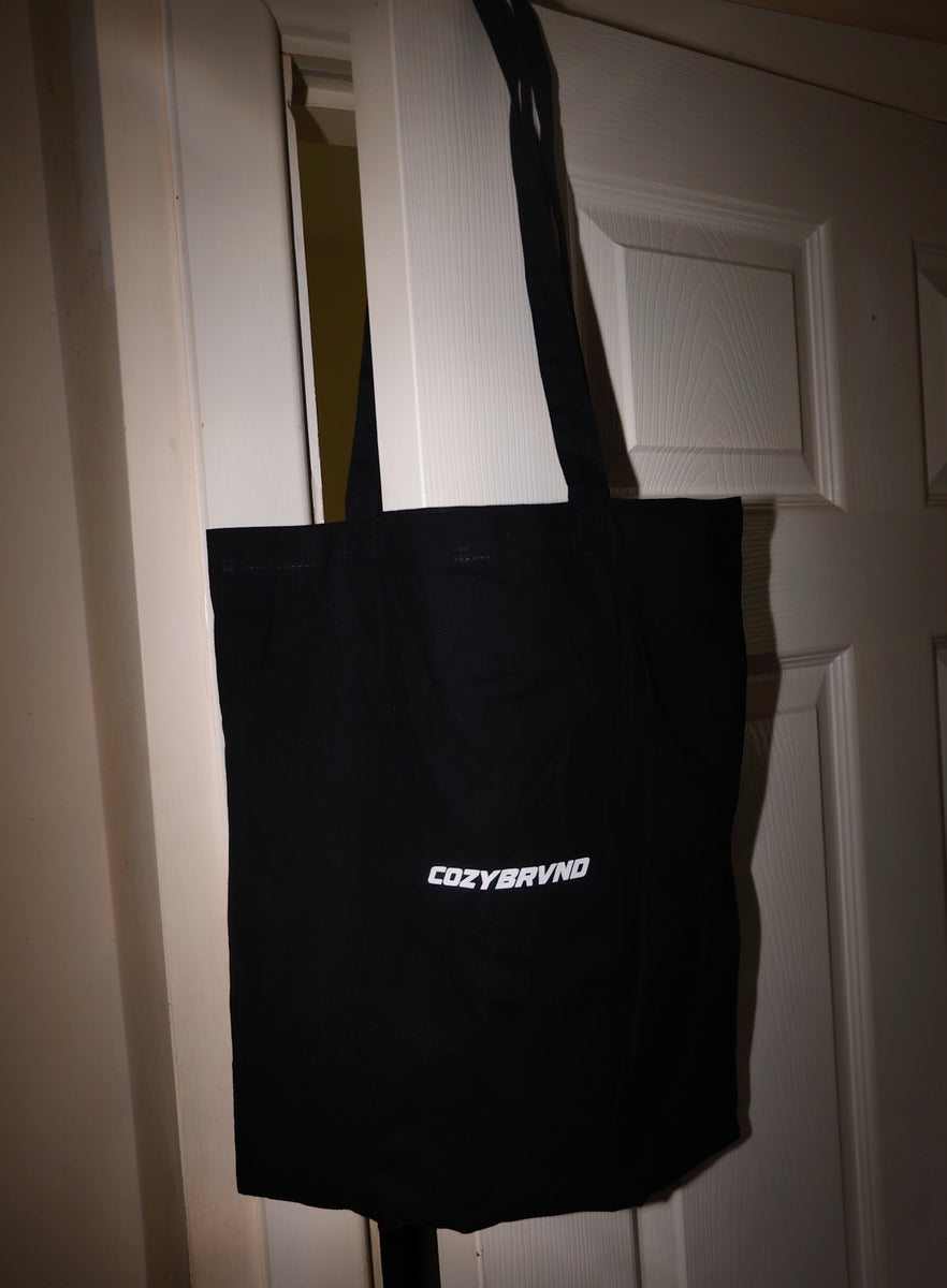 BLACK COZY TOTE BAG – COZY BRVND