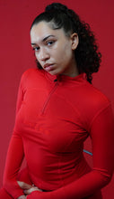 RED COZYWEAR SPORT ZIP UP