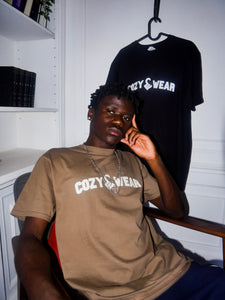 COZYWEAR BEIGE & CREAM TEE