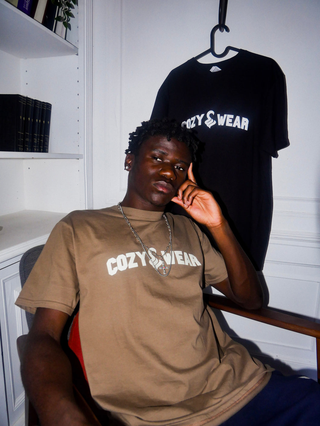 COZYWEAR BEIGE & CREAM TEE