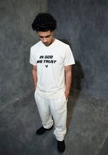 IN GOD WE TRUST CREAM TEE