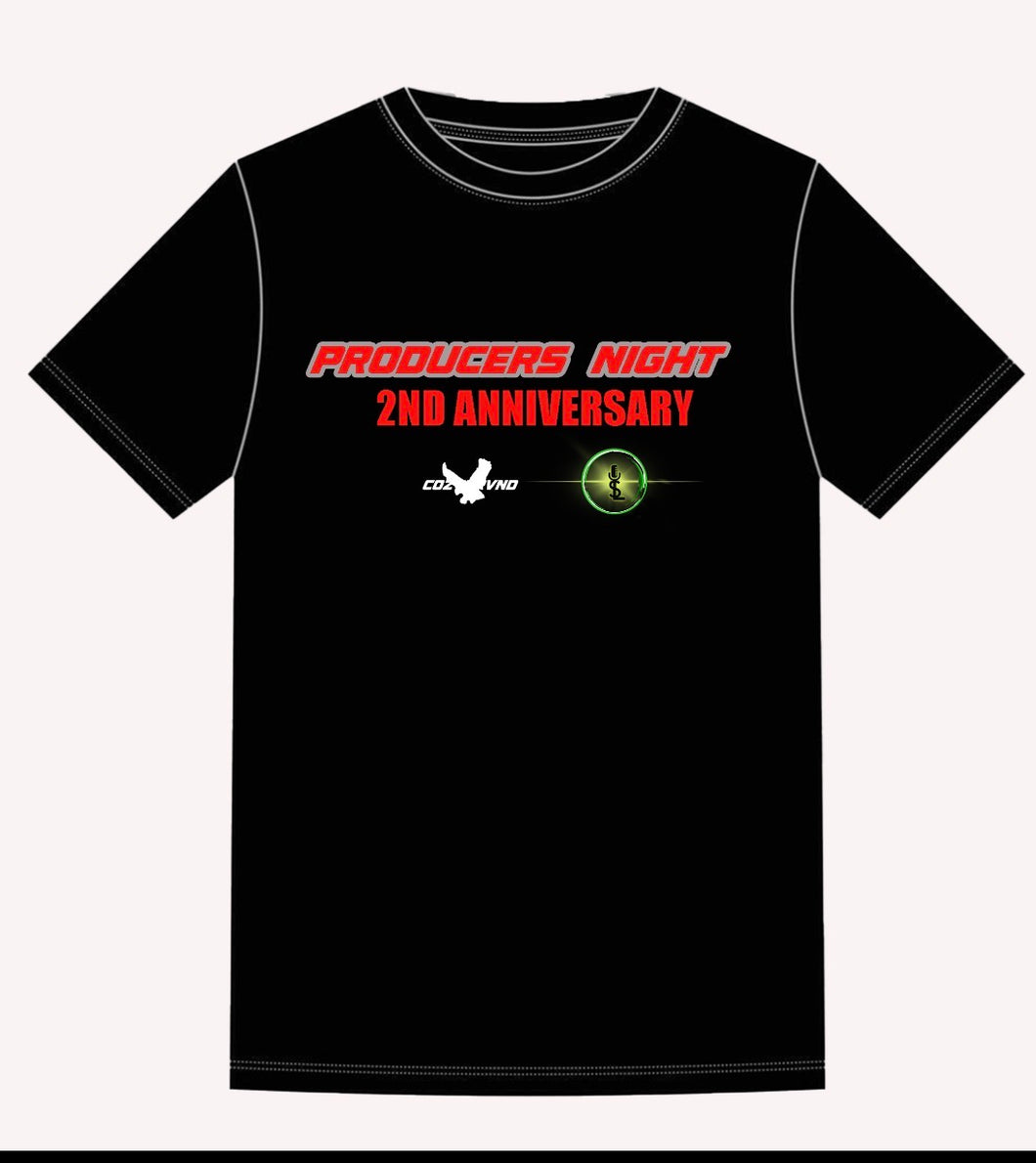 PRODUCERS NIGHT 2ND ANNIVERSARY TEE