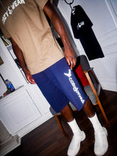 NAVY BLUE JOGGER SHORTS