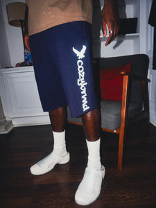 NAVY BLUE JOGGER SHORTS
