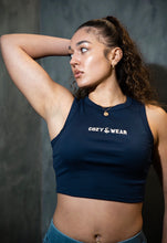 COZYWEAR NAVY VEST TOP