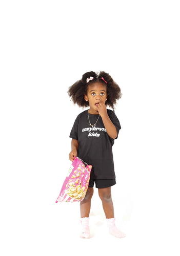 Cozybrvnd KIDS BLACK TEE
