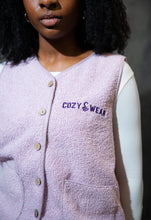 COZYWEAR PURPLE SHERPA FLEECE GILET