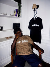 COZYWEAR BEIGE & CREAM TEE