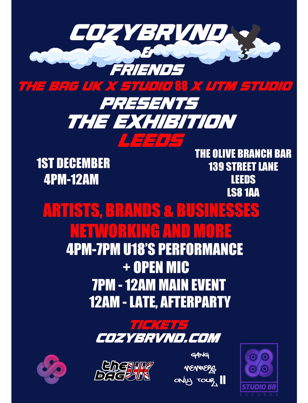 THE EXHIBITION LEEDS  FIRST RELEASE TICKETS