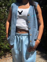 COZYWEAR LIGHT BLUE SHERPA FLEECE