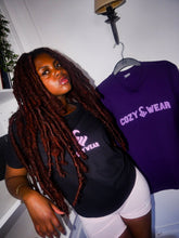 COZYWEAR BLACK & PURPLE TEE