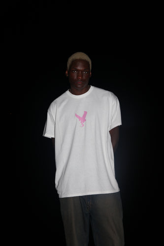 WHITE & PINK TEE