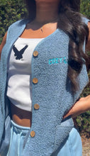 COZYWEAR LIGHT BLUE SHERPA FLEECE
