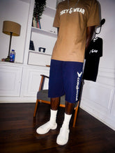 NAVY BLUE JOGGER SHORTS
