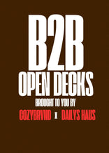 COZYBRVND X DAILYS HAUS DJ NIGHT B2B 2ND RELEASE TICKETS