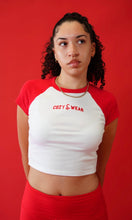 COZYWEAR WHITE & RED BABY TEE