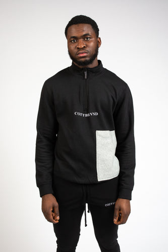 HALF ZIP SWEATSHIRT