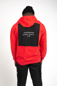 NOTHING WITHOUT GOD RED HOODIE