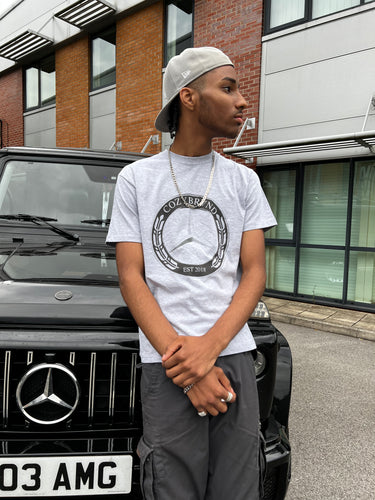 GREY BENZ TEE