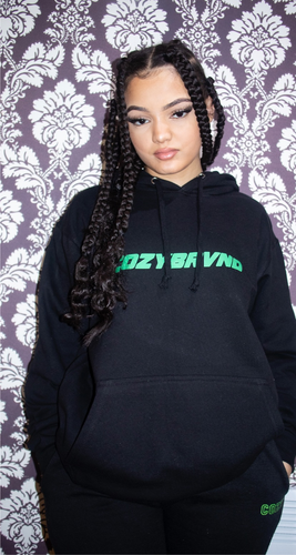 BLACK/GREEN HOODIE