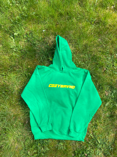 KELLY GREEN/YELLOW  HOODIE