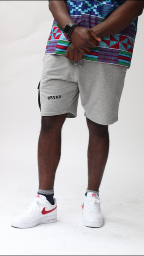 Grey Pocket Shorts