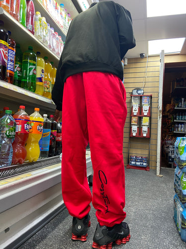 RED JOGGERS