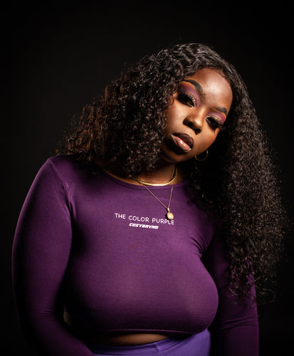 THE COLOR PURPLE CROP TOP