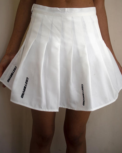 WHITE TENNIS SKIRT