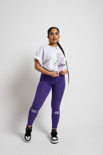 PURPLE LEGGINGS